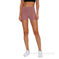 Frauen Yoga-Shorts mit hoher Taille